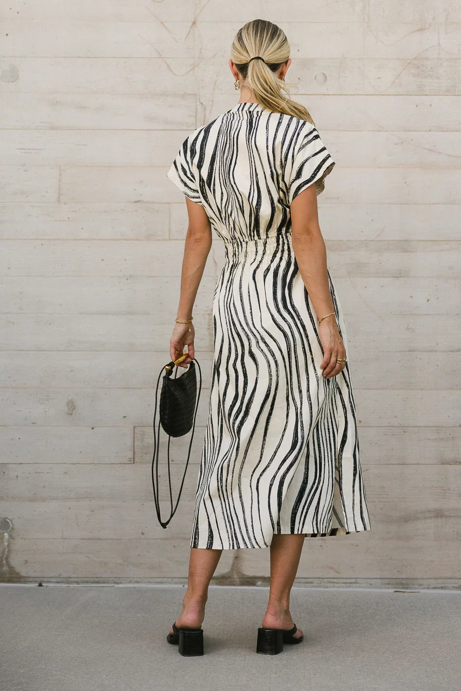 Winona Abstract Midi Dress FINAL SALE