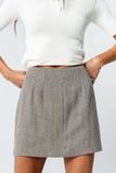 Trinity Mini Skirt in Brown