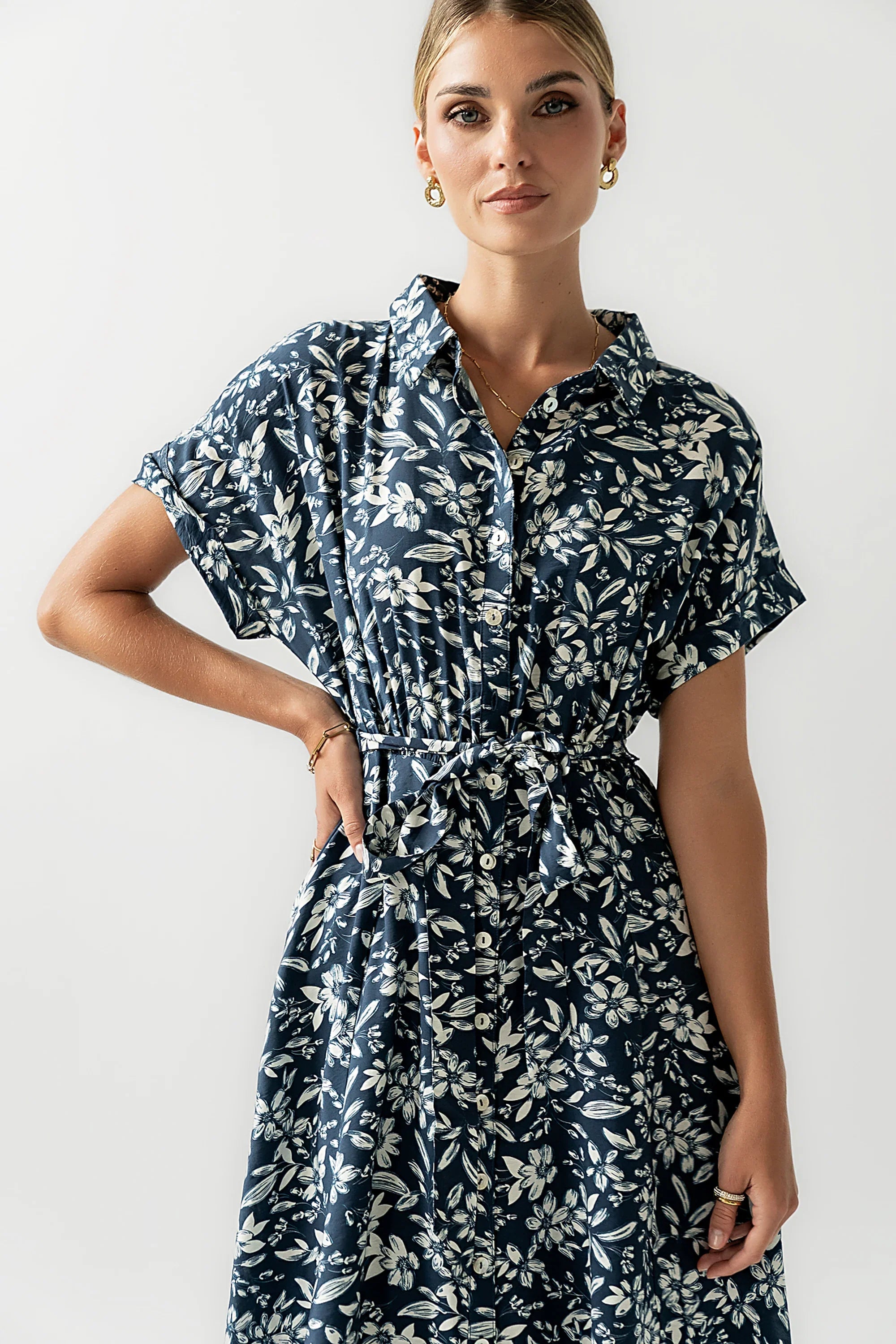 Zeke Floral Midi Dress