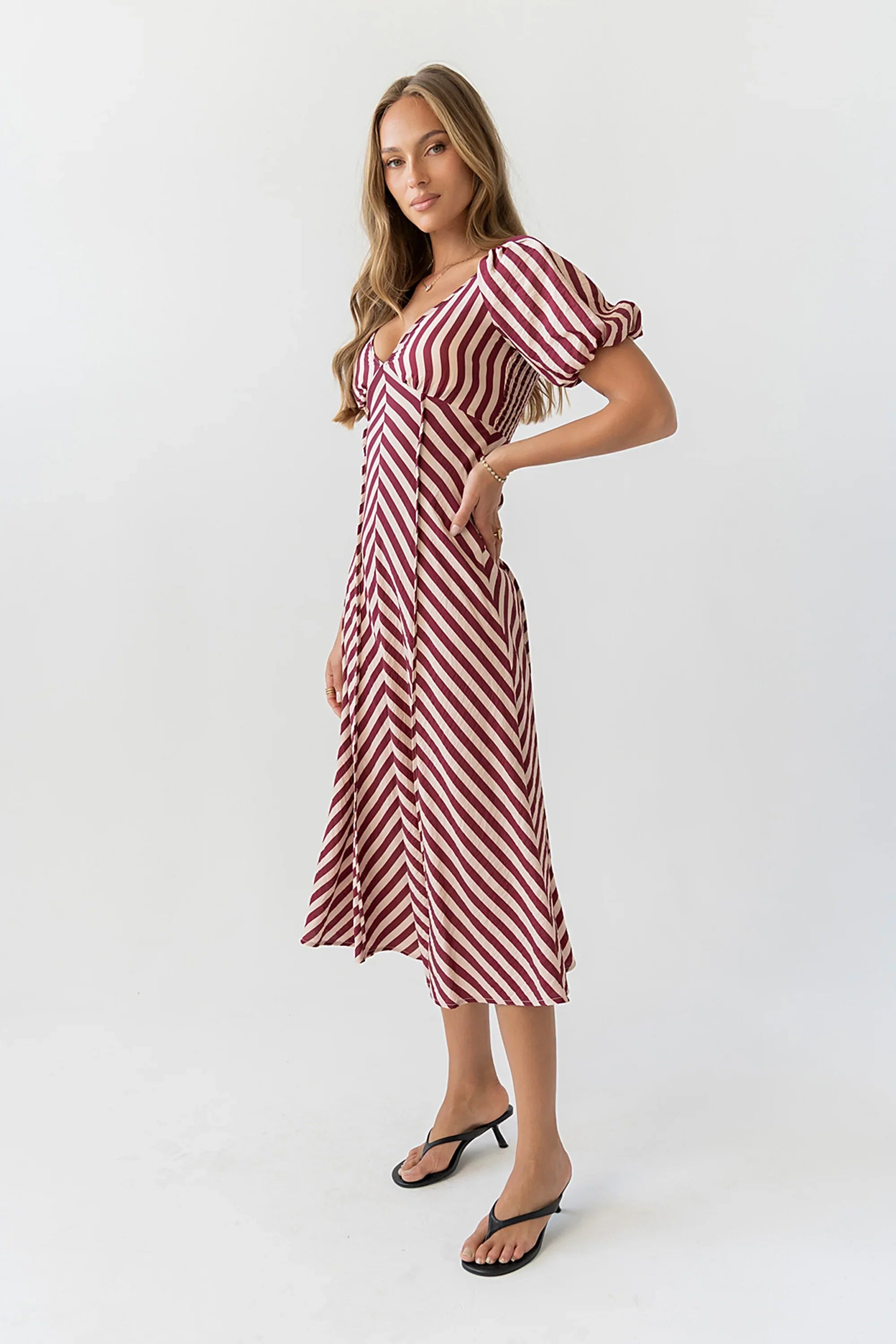 Lindsay Striped Maxi Dress