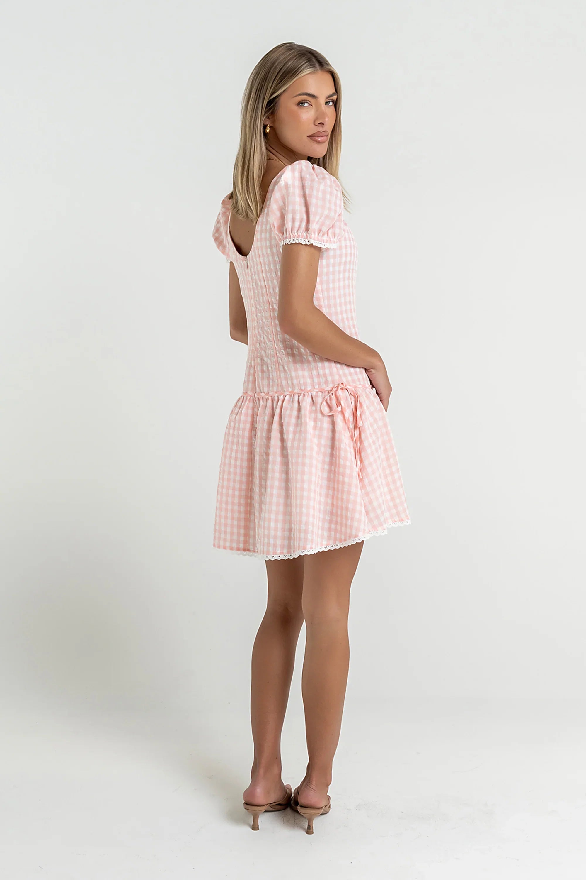 Chance Gingham Mini Dress