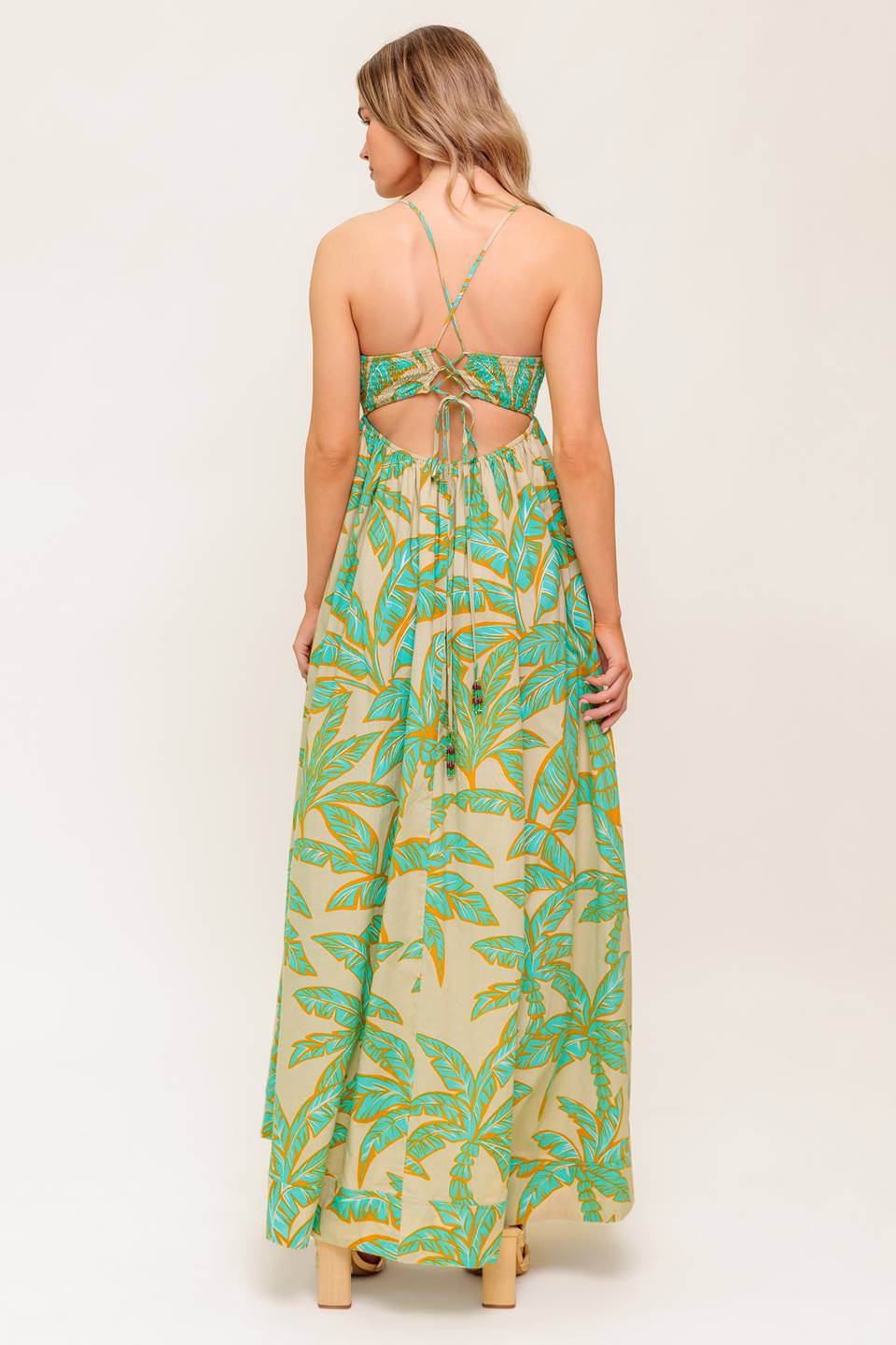 AUGUST TROPICAL MAXI DRESS FINAL SALE