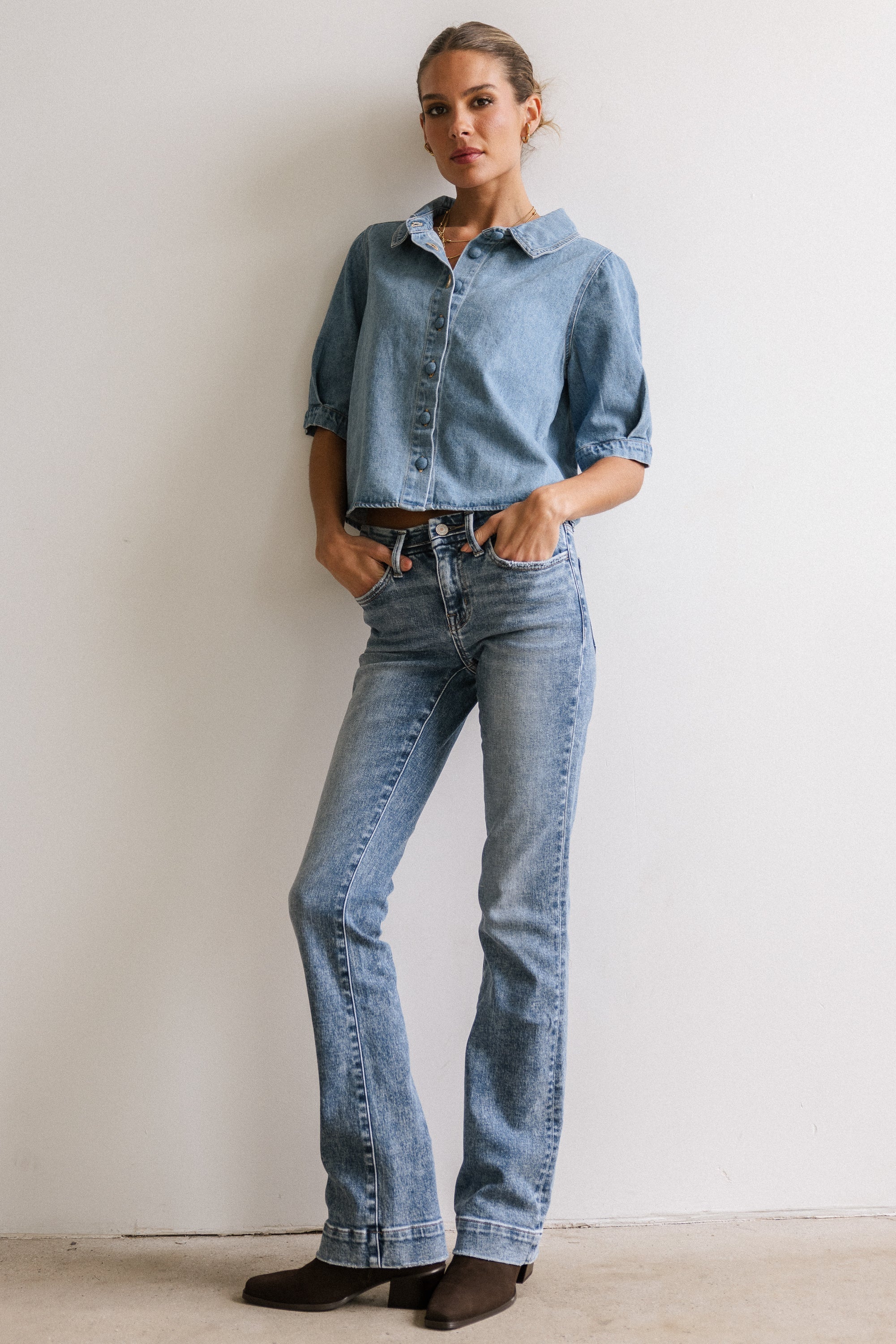 Betty Denim Button Up FINAL SALE
