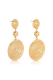 Swirl Pendant Dangle Earrings