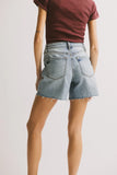 Ariel Distressed Denim Shorts
