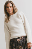 Azura Knit Sweater in Cream FINAL SALE