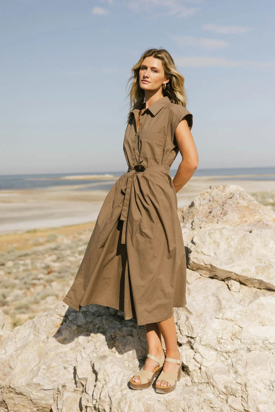 Raven Waist Tie Dress FINAL SALE