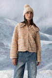 Manny Striped Sherpa Jacket FINAL SALE