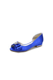 Party Open Toe Flats with Bow