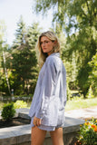 Delta Striped Button Up