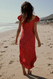 Grayson Floral Maxi Dress in Red FINAL SALE