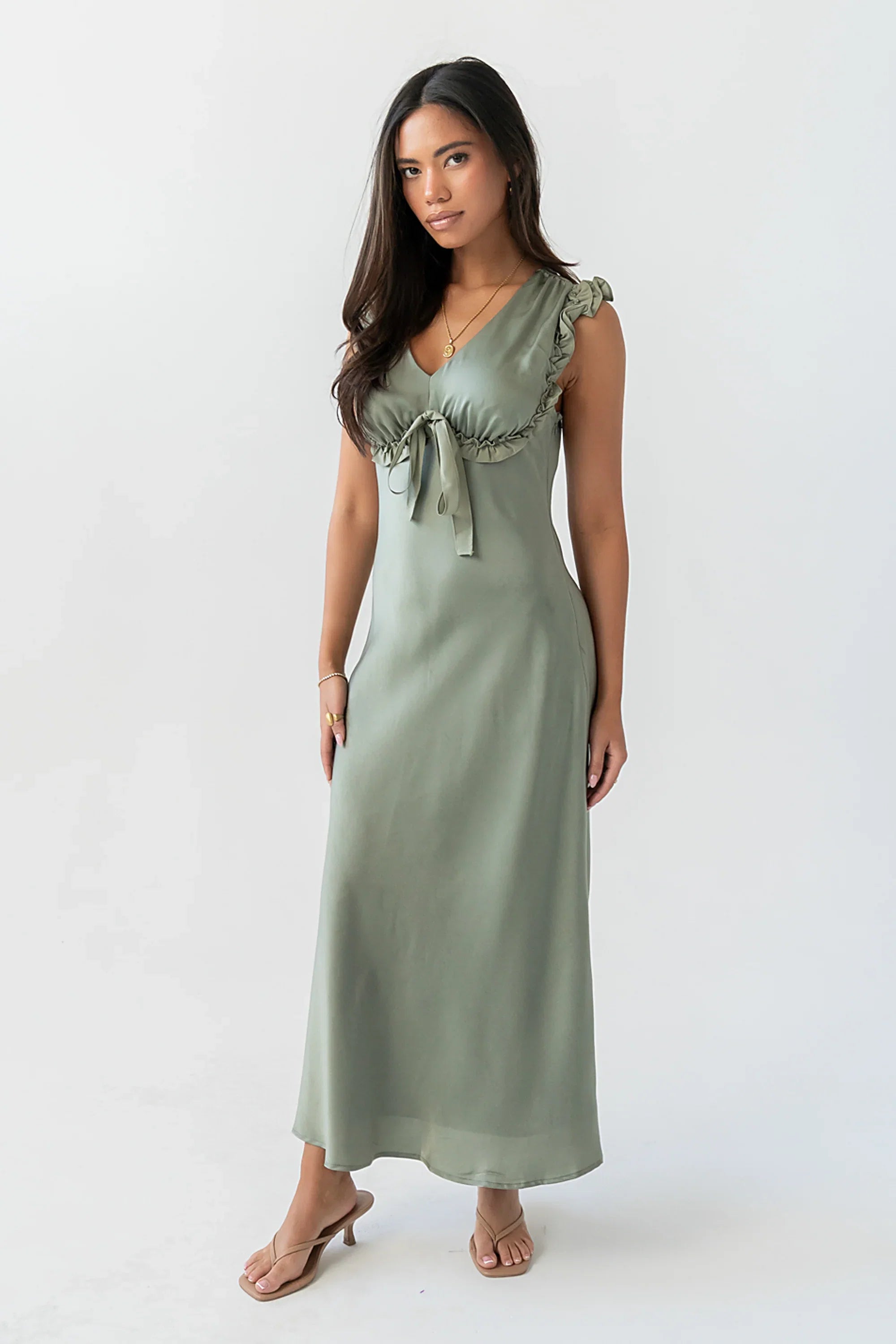 Tracey Maxi Dress in Green