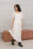 Landrie Ditsy Floral Dress in Rust FINAL SALE