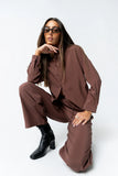 Tacie Button Up in Brown