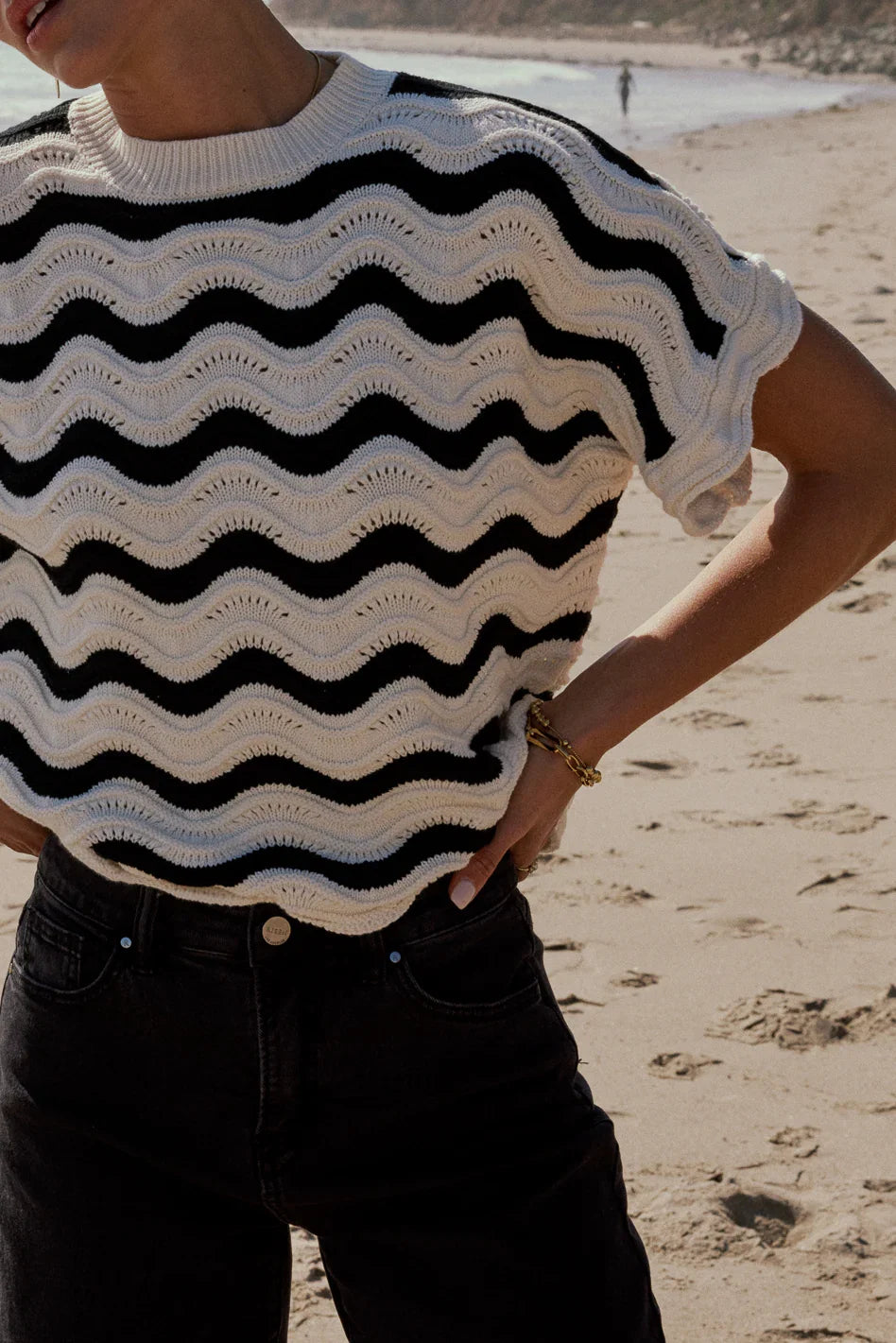 Marlene Wavy Sweater FINAL SALE