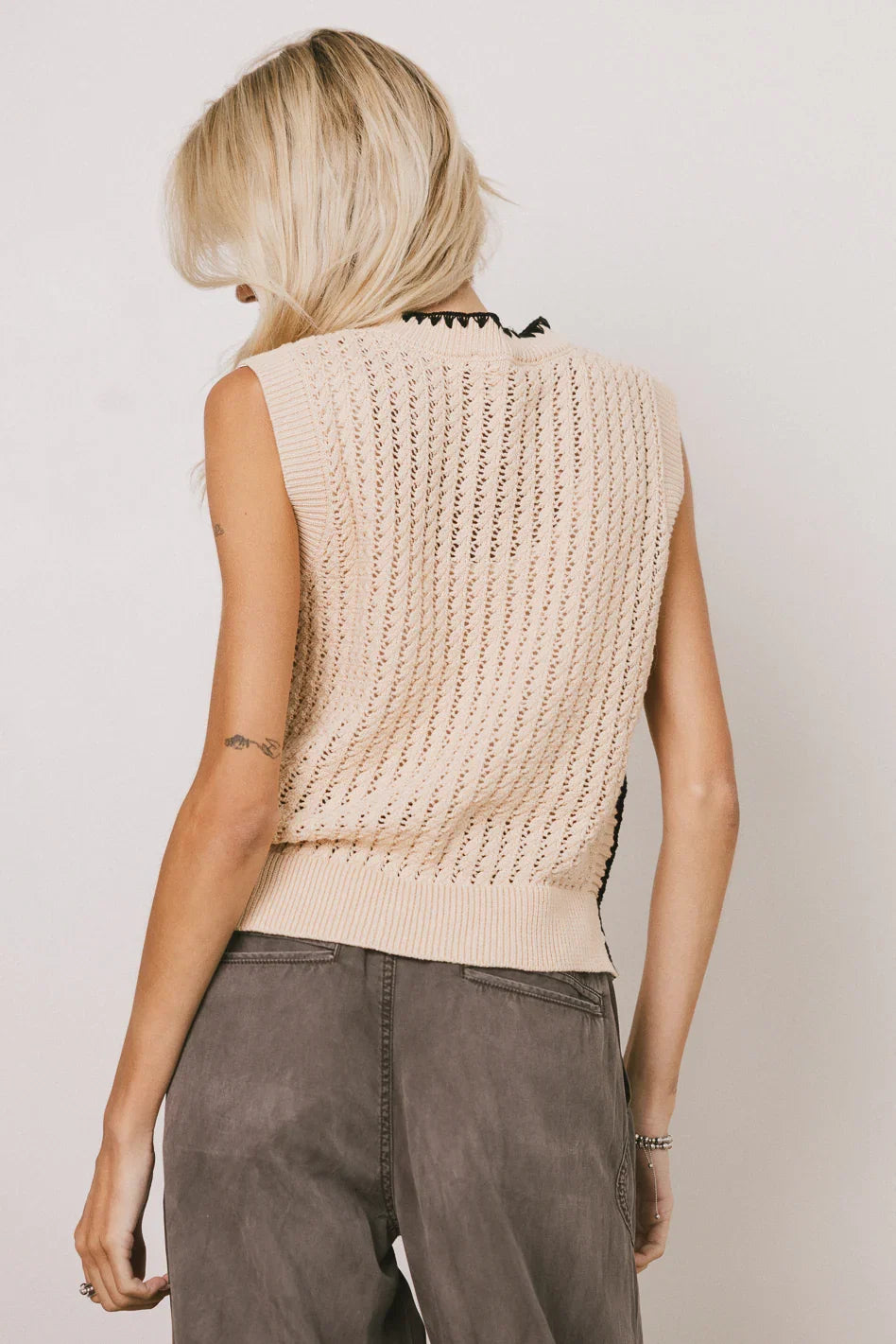 Nancy Sleeveless Sweater FINAL SALE