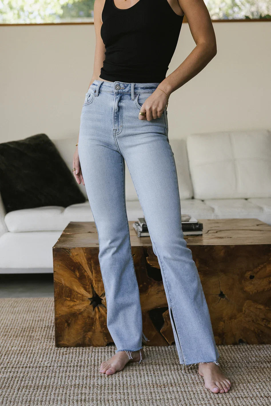 Ryan Bootcut Jeans in Light Wash FINAL SALE