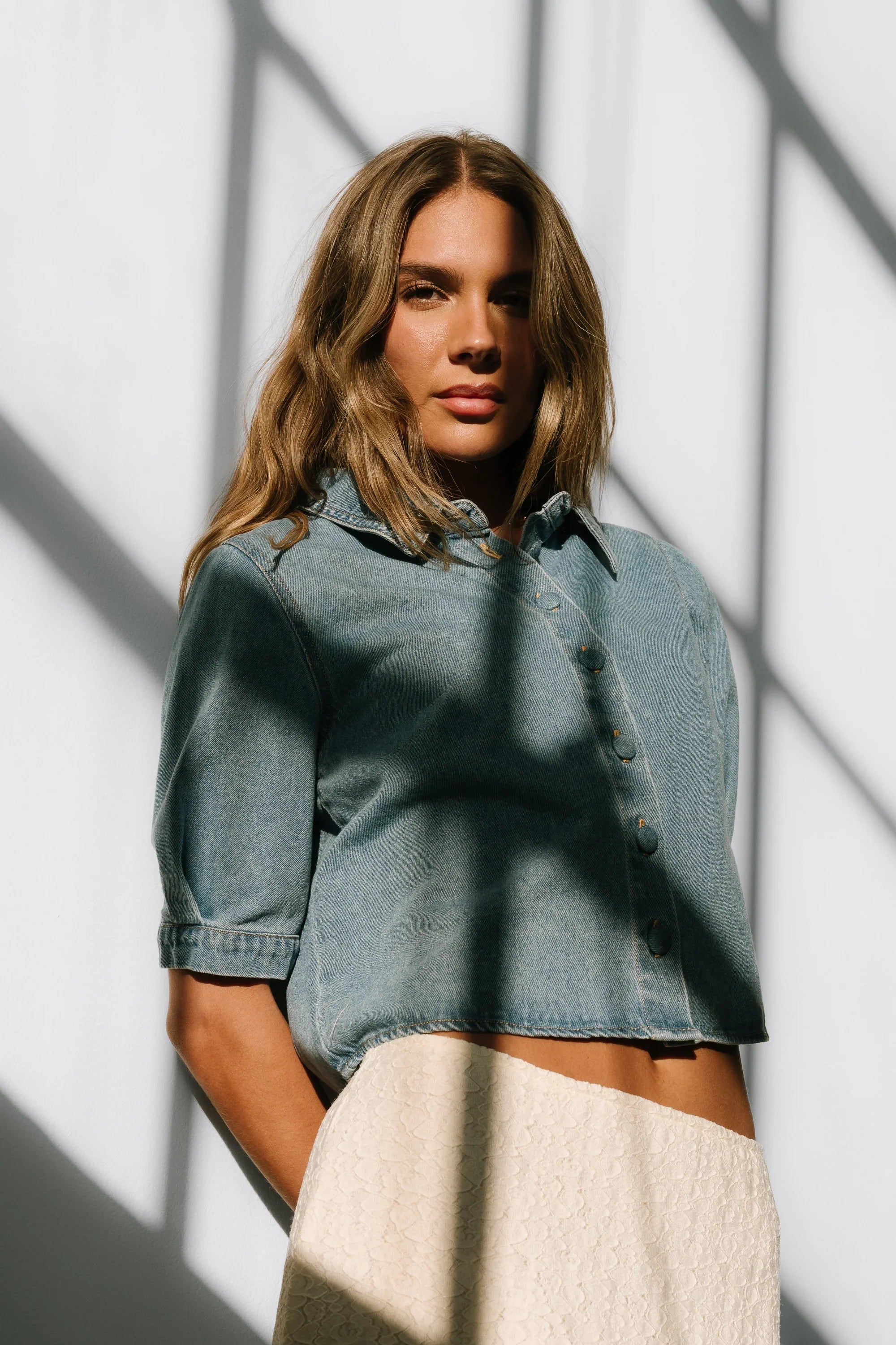 Betty Denim Button Up FINAL SALE