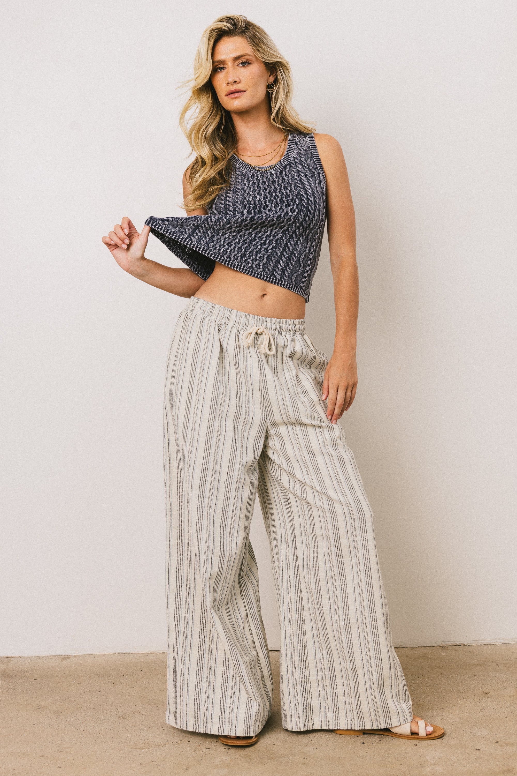 Kirra Striped Wide Leg Pants FINAL SALE
