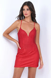 Natasha Mini Dress Red