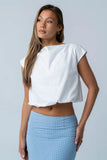 Rich Bubble Top in Off White