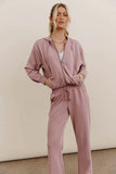 Balance Zip Up Hoodie in Mauve FINAL SALE