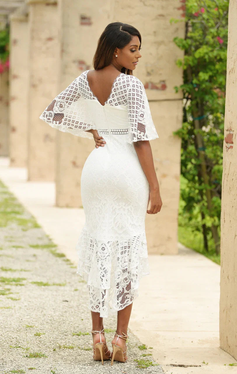 Reyna Dress White