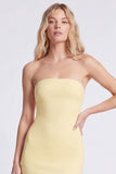 Strapless Daffodil Mermaid Long Formal Dress