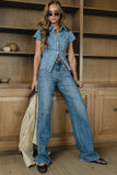 Kyla Cuffed Baggy Jeans FINAL SALE