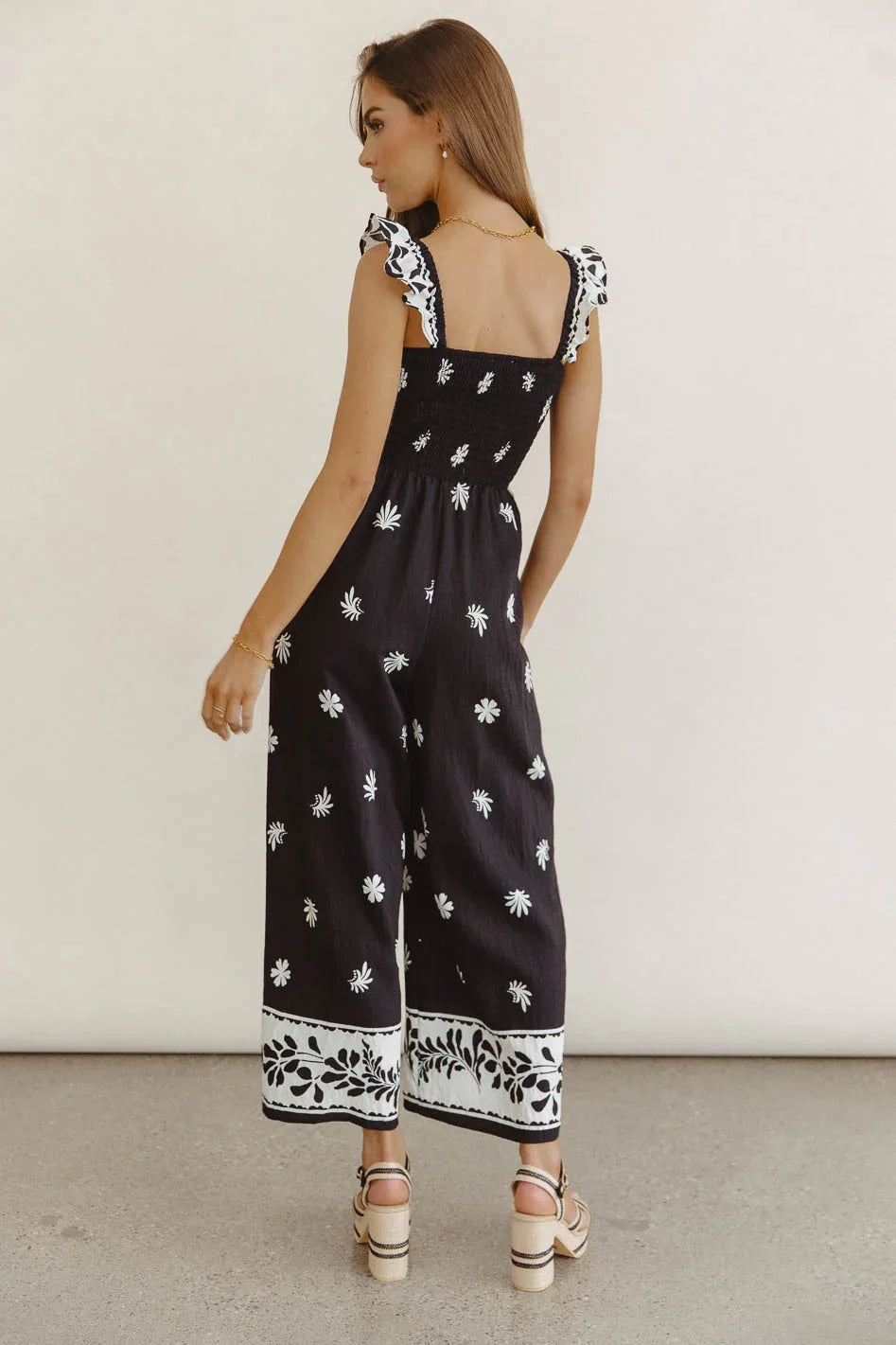 Krista Smocked Jumpsuit FINAL SALE