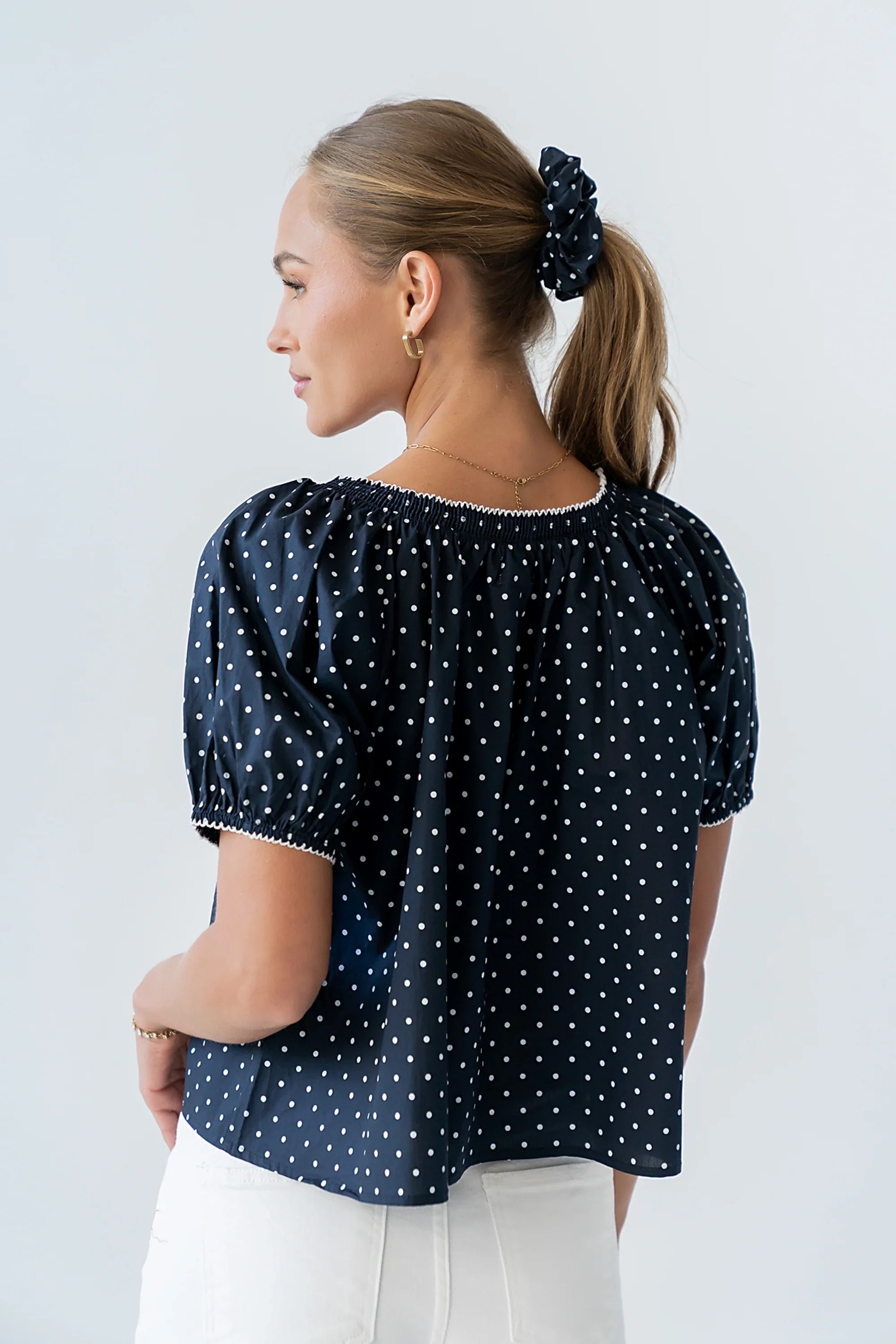 Dasha Polka Dot Blouse