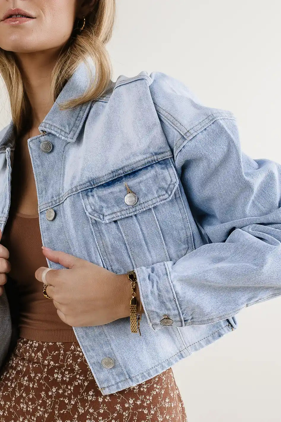 True Cropped Denim Jacket FINAL SALE