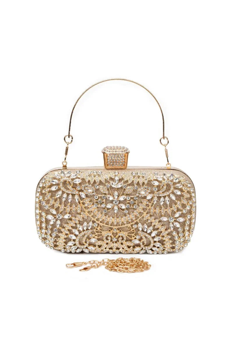 Luxurious Flower Clutch Bag