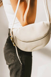 Rumble Vegan Leather Bag in Ivory FINAL SALE