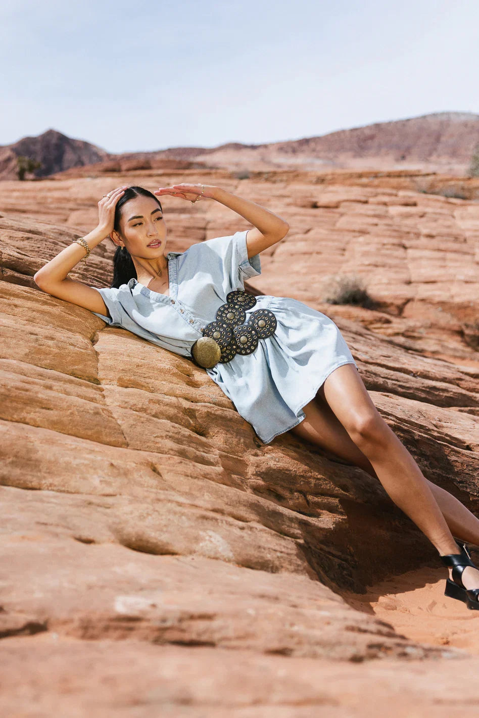 Buttoned Mini Dress FINAL SALE