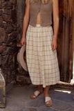 Sharon Plaid Maxi Skirt FINAL SALE