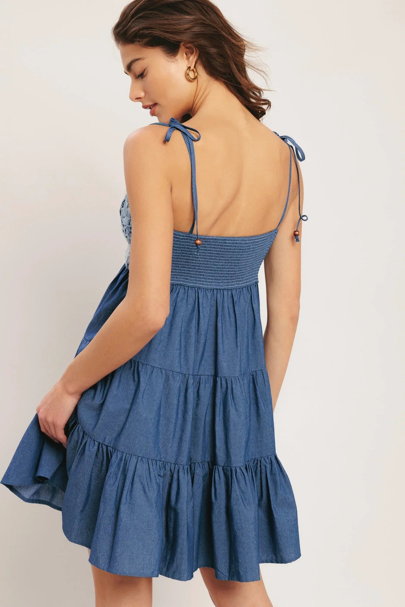 BLUEBELL BABYDOLL MINI DRESS