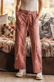 Savannah Cargo Pants in Mauve FINAL SALE