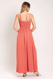 CORAL BLOSSOM MAXI DRESS