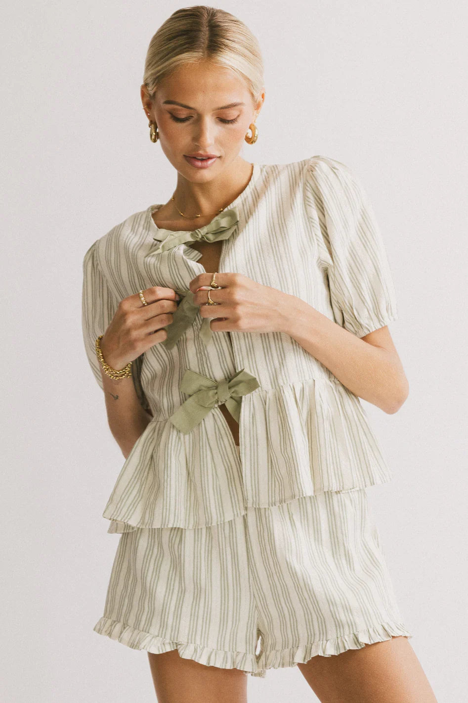 Ethel Tie Front Blouse FINAL SALE