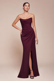 Johanna Gown Strapless Fitted Gown