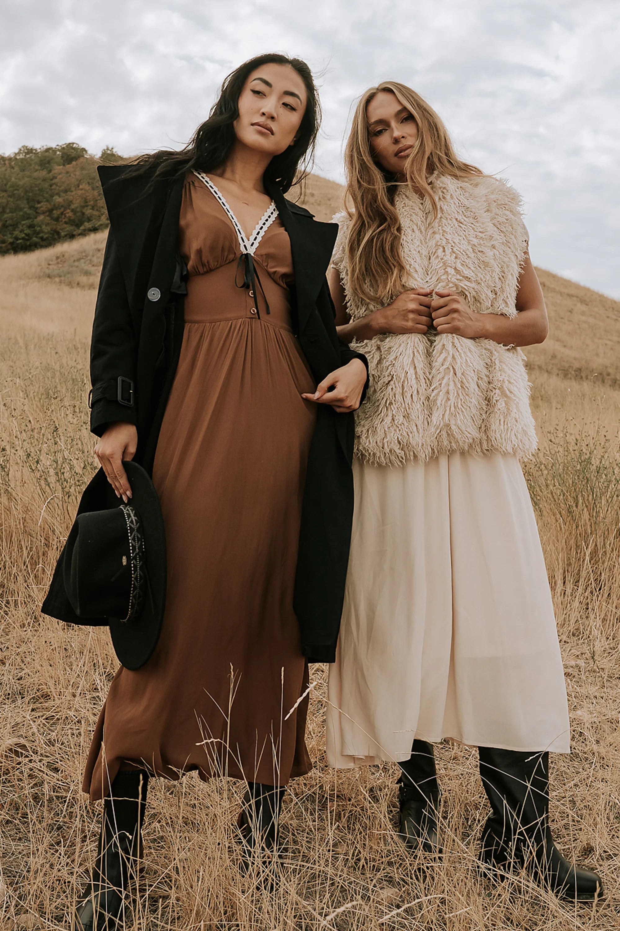Kaydence Maxi Dress in Brown FINAL SALE