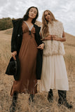 Kaydence Maxi Dress in Brown FINAL SALE