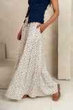 Marlee Floral Maxi Skirt in Cream FINAL SALE