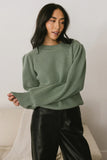 Amber Knit Sweater in Sage FINAL SALE