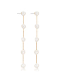 Dripping Pearl Delicate Drop Earrings