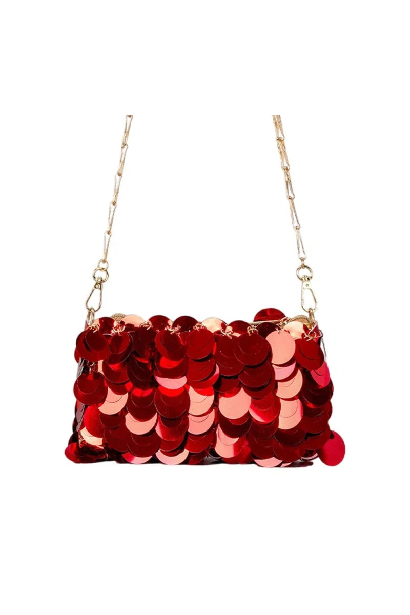 Womens Sequined Evening Clutch Bags