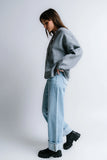 Kaia Knit Cardigan in Heather Grey