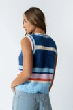 Roxie Striped Sweater Vest