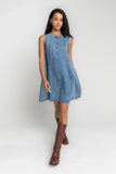 Elyse Sleeveless Denim Mini Dress